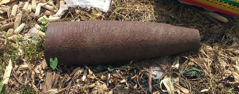 Phát hiện quả bom còn đầu nổ ở Phong Xuân