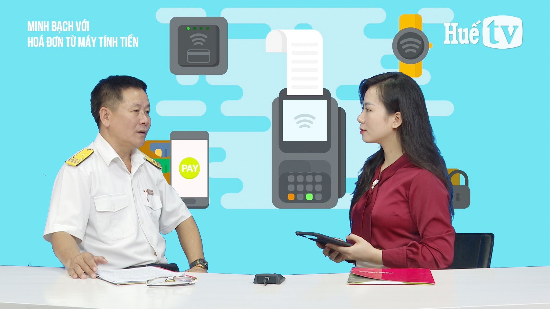 Khách mời Huế TV Minh bạch với hóa đơn từ máy tính tiền