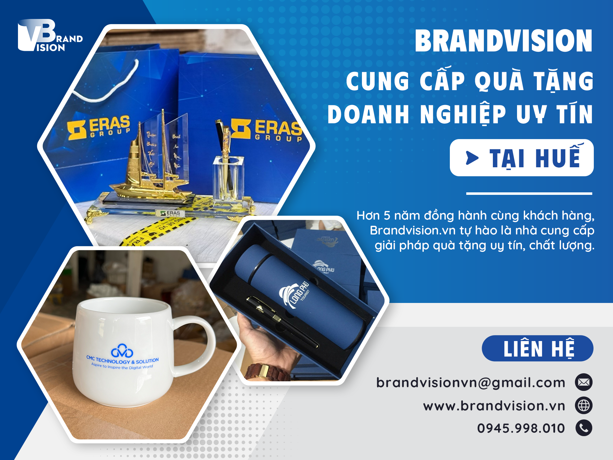 Công ty quà tặng doanh nghiệp BrandVision Uy tín - Chất lượng - Toàn diện