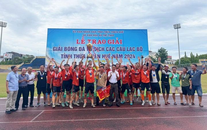 FC Trường An lần thứ 6 vô địch Giải Bóng đá các CLB Thừa Thiên Huế 2024
