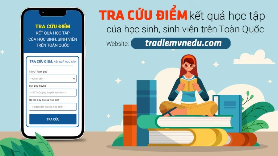 Hướng dẫn cách tra điểm trên Tradiemvnedu com nhanh và chuẩn