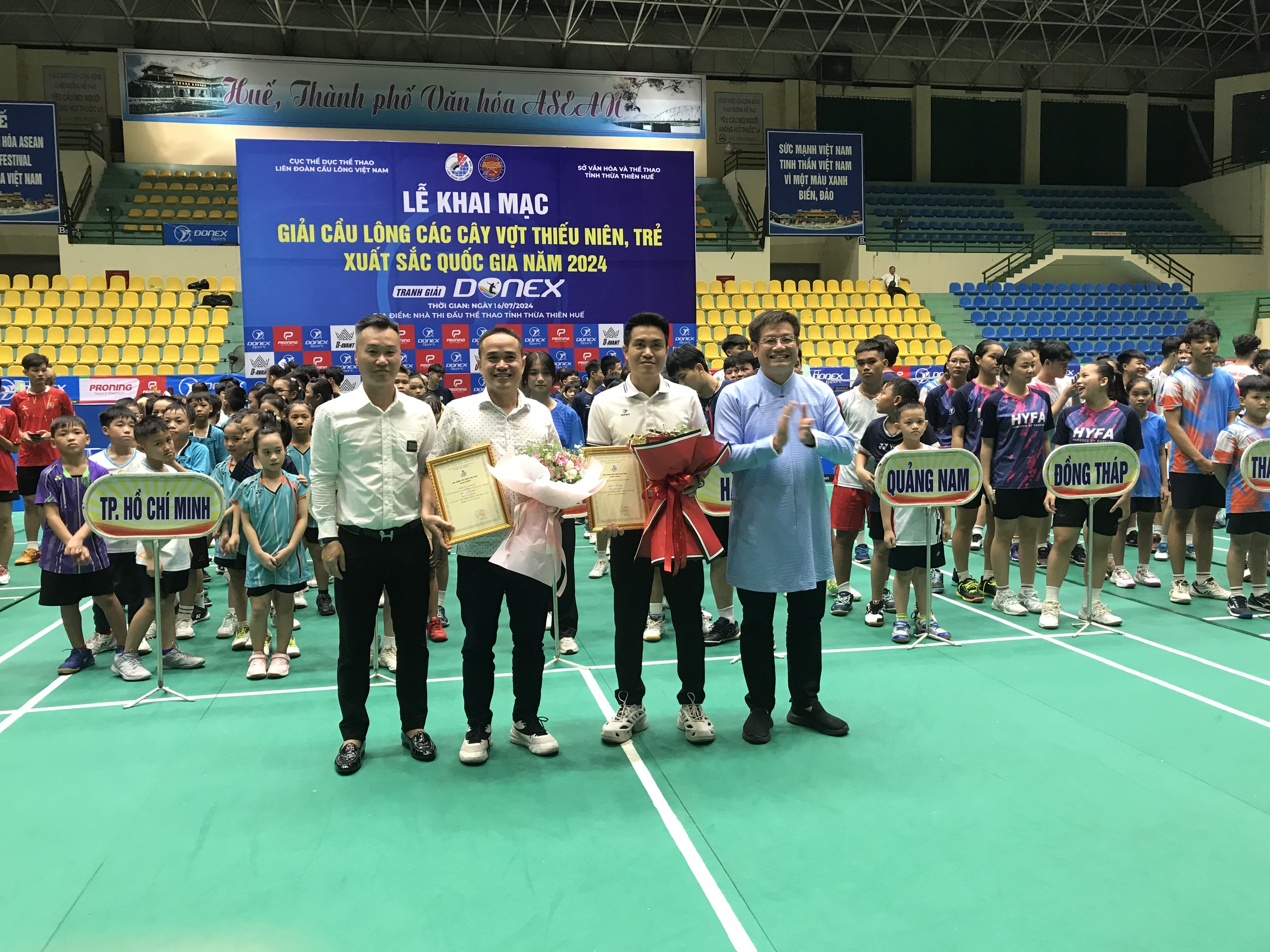 Khởi tranh Giải cầu lông các cây vợt thiếu niên, trẻ xuất sắc quốc gia năm 2024