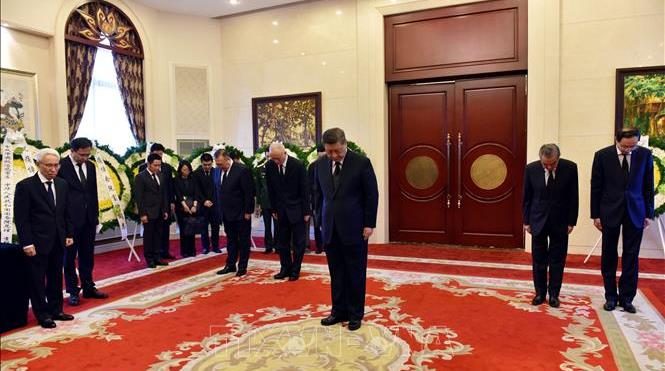 Tổng Bí thư, Chủ tịch Trung Quốc Tập Cận Bình viếng Tổng Bí thư Nguyễn Phú Trọng