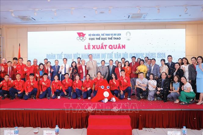 Olympic 2024 Các VĐV Việt Nam sẵn sàng thực hiện nhiệm vụ với quyết tâm cao
