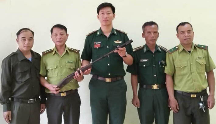 Phát hiện và tạm giữ một khẩu súng săn tự chế