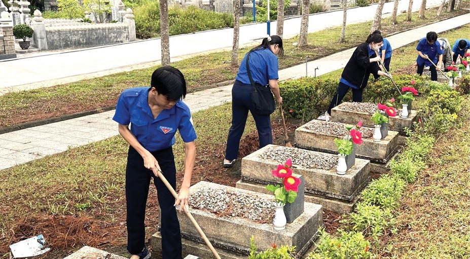 “Chủ nhật xanh” tri ân Anh hùng liệt sĩ