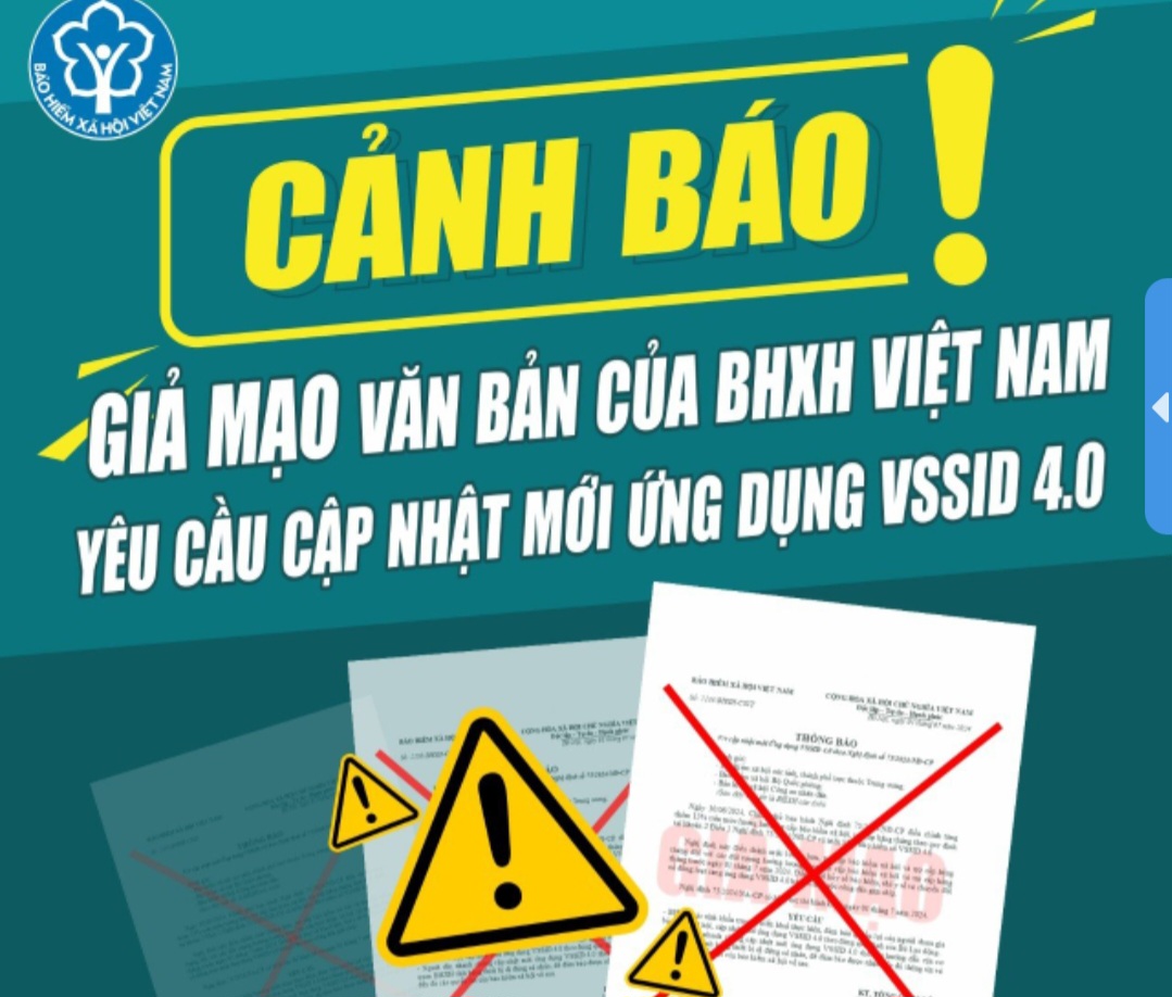 Cảnh báo thông tin giả mạo về việc cập nhật mới ứng dụng VssID 4 0