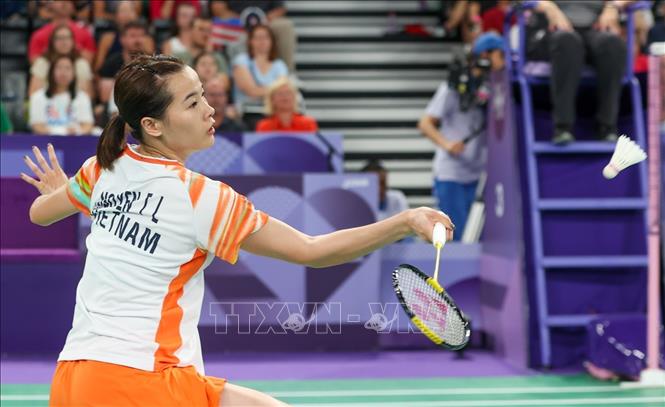 Olympic 2024 Tay vợt Nguyễn Thùy Linh dừng bước