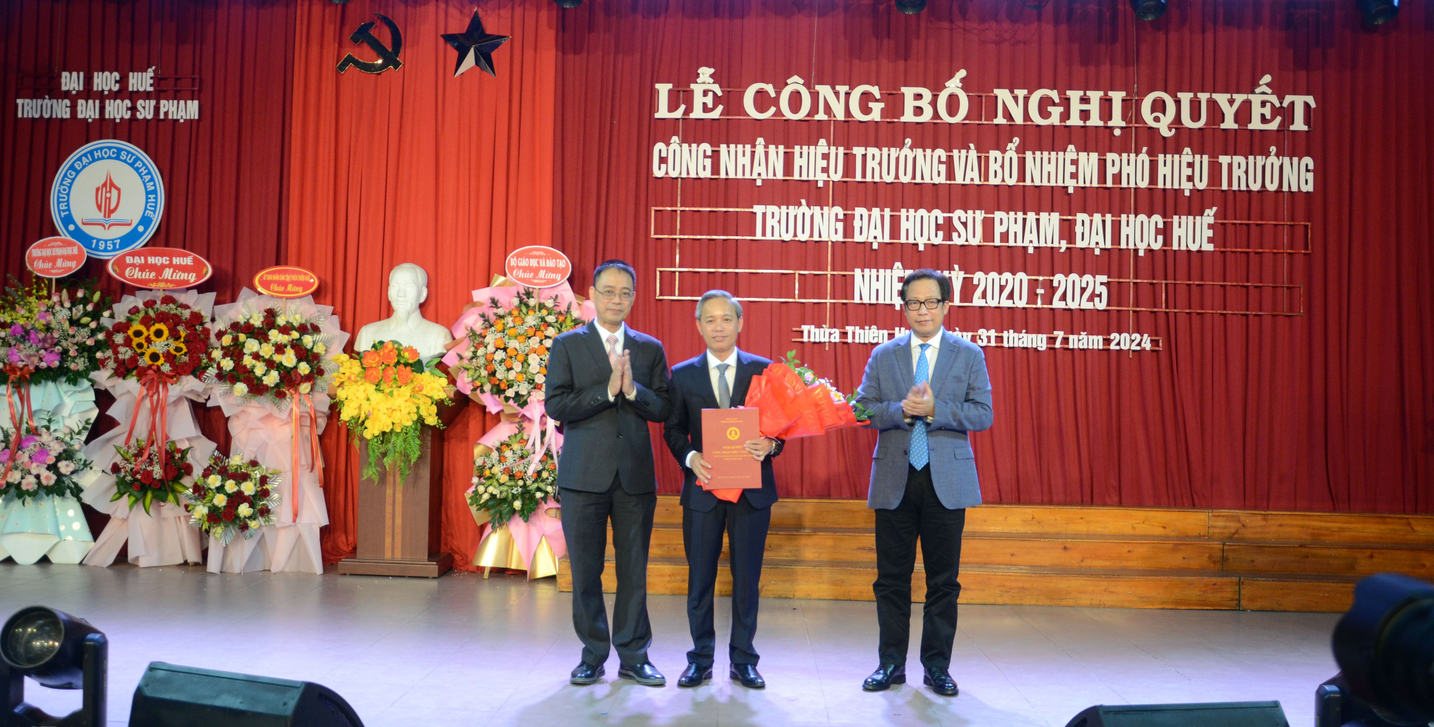 Trường đại học Sư phạm, Đại học Huế có hiệu trưởng mới