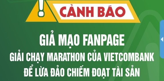 Giả mạo các giải chạy Marathon do Vietcombank tổ chức nhằm chiếm đoạt tài sản