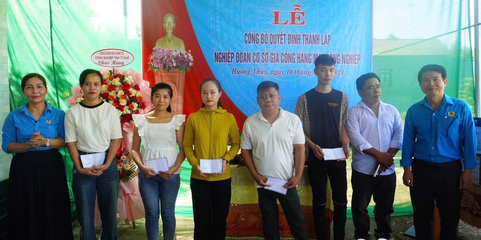 Công đoàn Khu Kinh tế, Công nghiệp tỉnh thành lập mới 2 công đoàn cơ sở