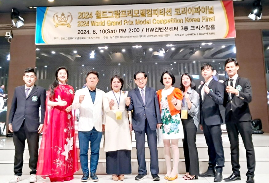 Đại diện của Huế đoạt giải Nhất Cuộc thi World Grand Prix Model Competition Hàn Quốc 2024