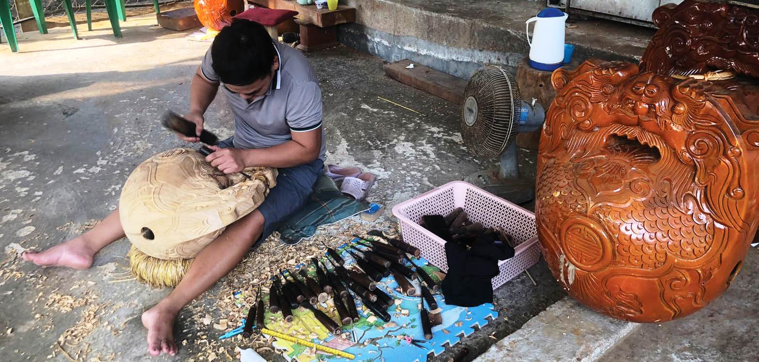 Nghề làm mõ trên đồi Thủy Xuân