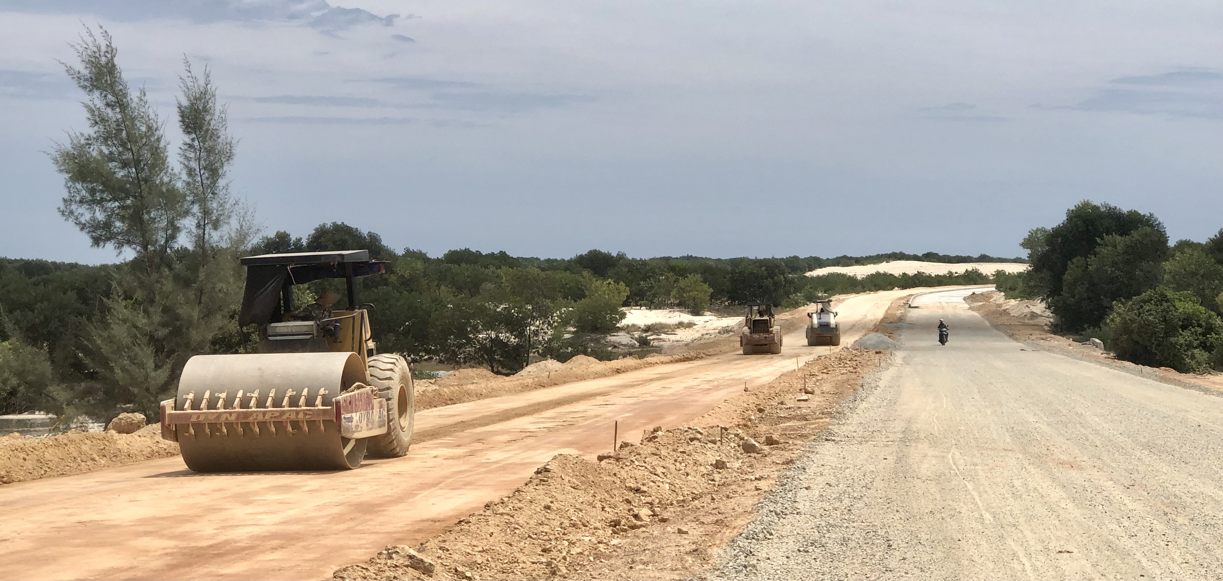 Tuyến đường Phong Điền-Điền Lộc hoàn thành hơn 70 khối lượng