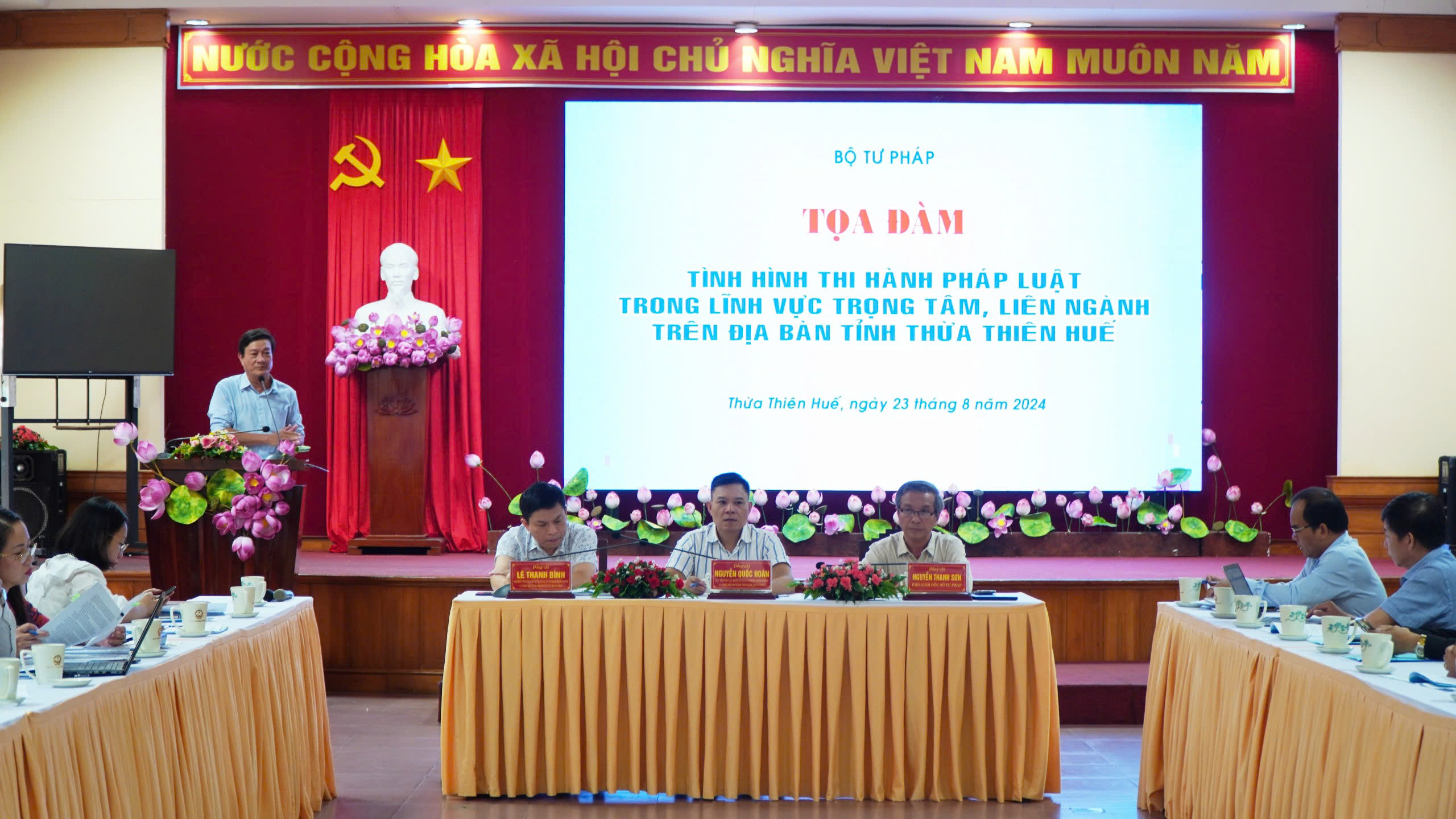 Toạ đàm thi hành pháp luật trong lĩnh vực trọng tâm, liên ngành