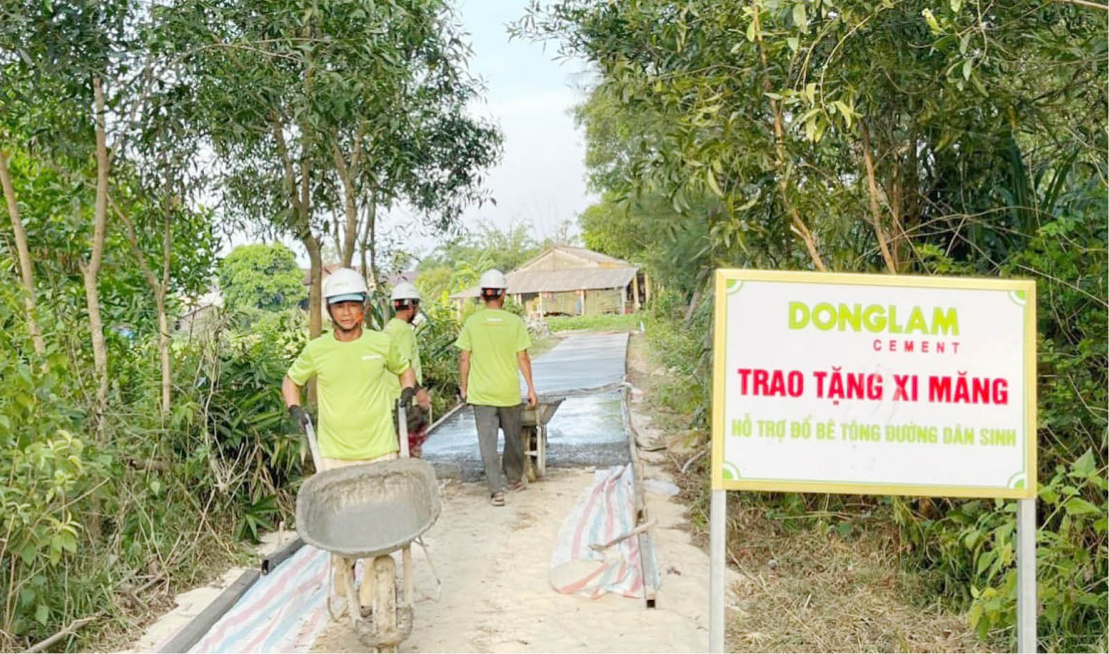 Xi măng Đồng Lâm Đồng hành cùng khách hàng