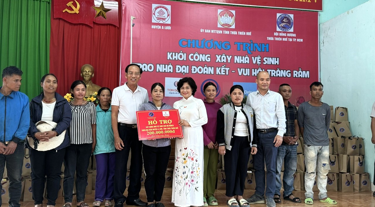 Nhiều hoạt động thiện nguyện của Hội đồng hương Thừa Thiên Huế tại TP Hồ Chí Minh