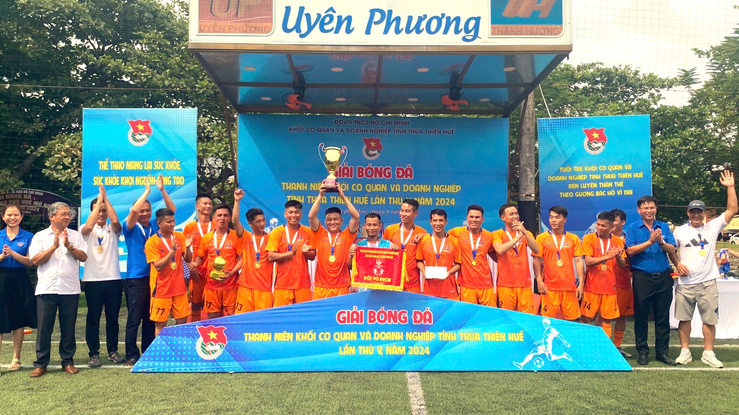 Công ty Xăng dầu vô địch Giải bóng đá thanh niên Đoàn Khối Cơ quan và Doanh nghiệp tỉnh