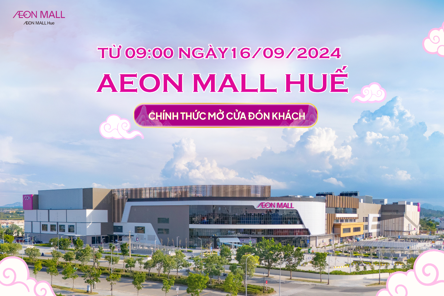 TTTM AEON MALL Huế sẽ mở cửa ngày 16 09