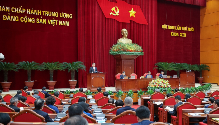 Hội nghị Trung ương 10 Cho ý kiến về 10 nội dung thuộc 2 nhóm vấn đề chiến lược