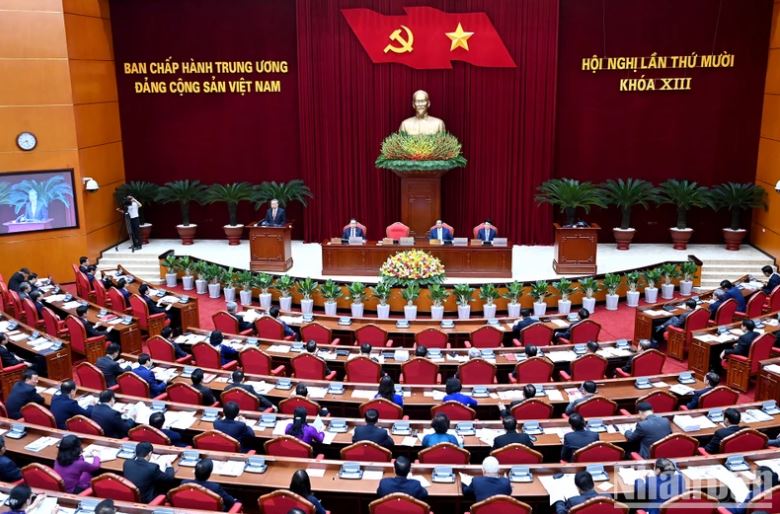 Ban Chấp hành Trung ương Đảng khóa XIII khai mạc Hội nghị lần thứ 10