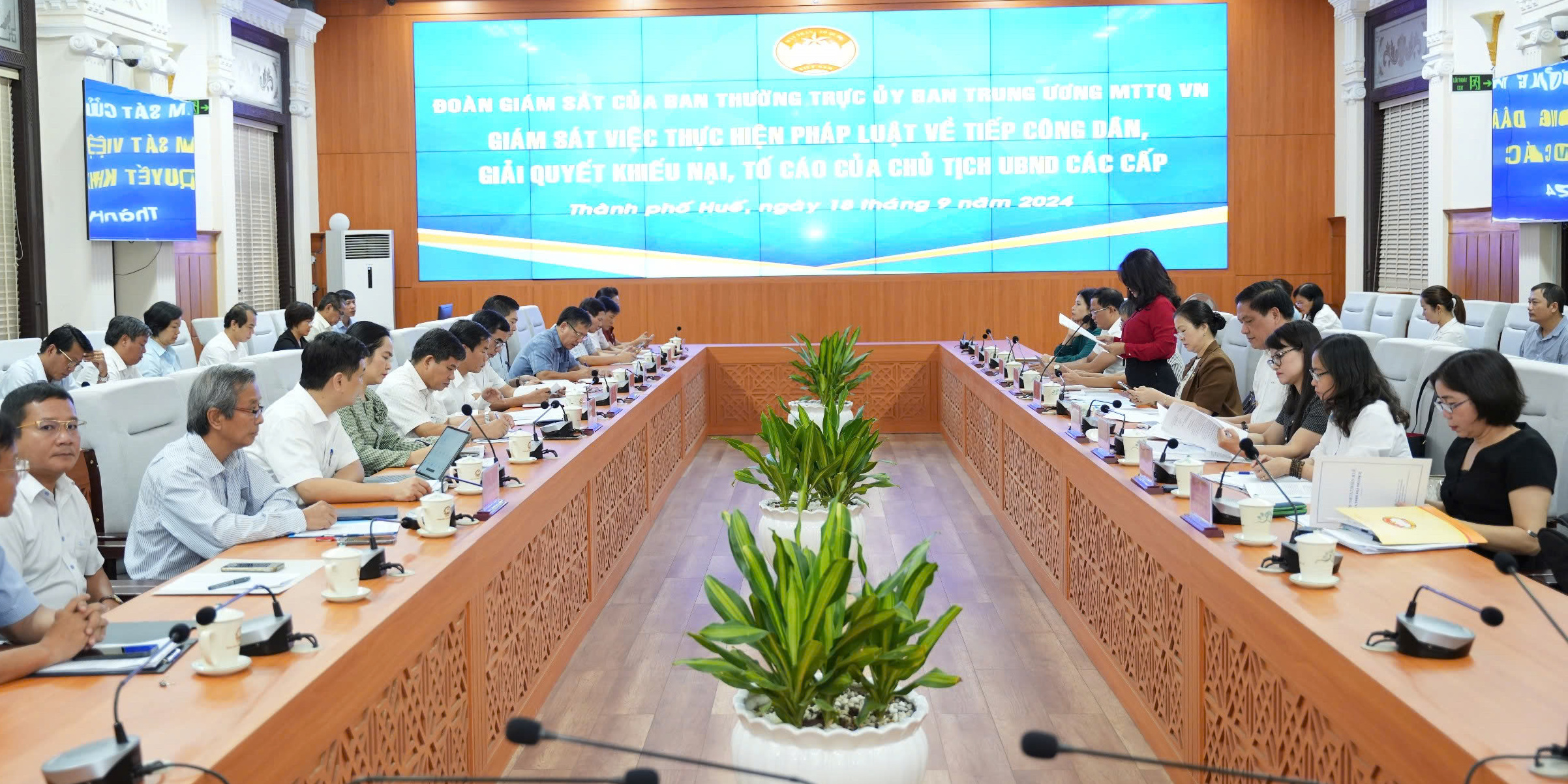 Đảm bảo công tác tiếp công dân theo đúng quy định của pháp luật