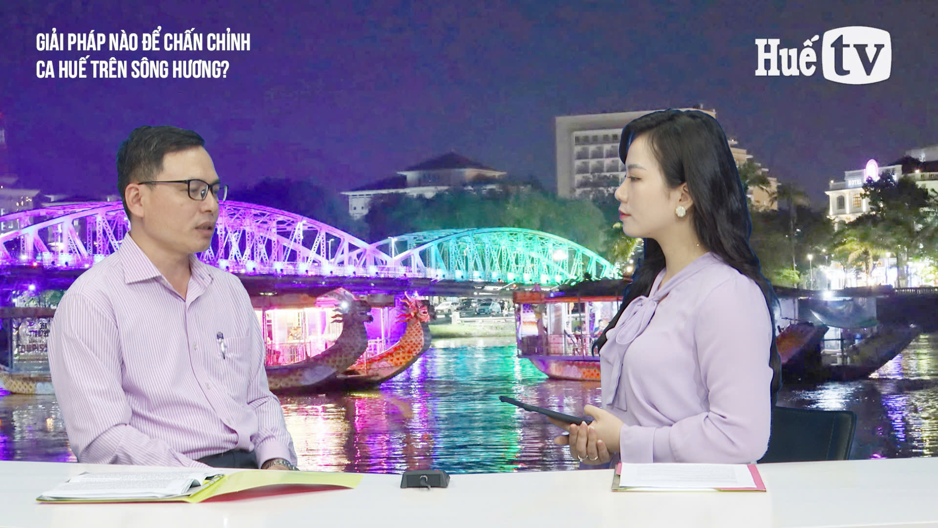 Khách mời Huế TV Giải pháp nào để chấn chỉnh ca Huế trên sông Hương