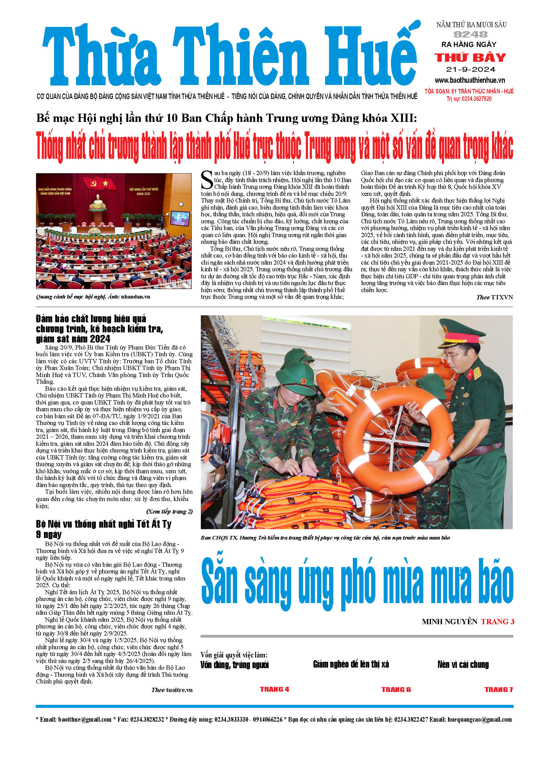 Thứ bảy, 21/09/2024