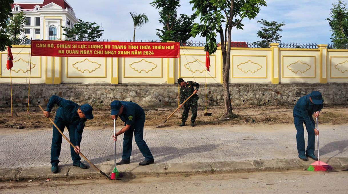 Xây dựng doanh trại xanh