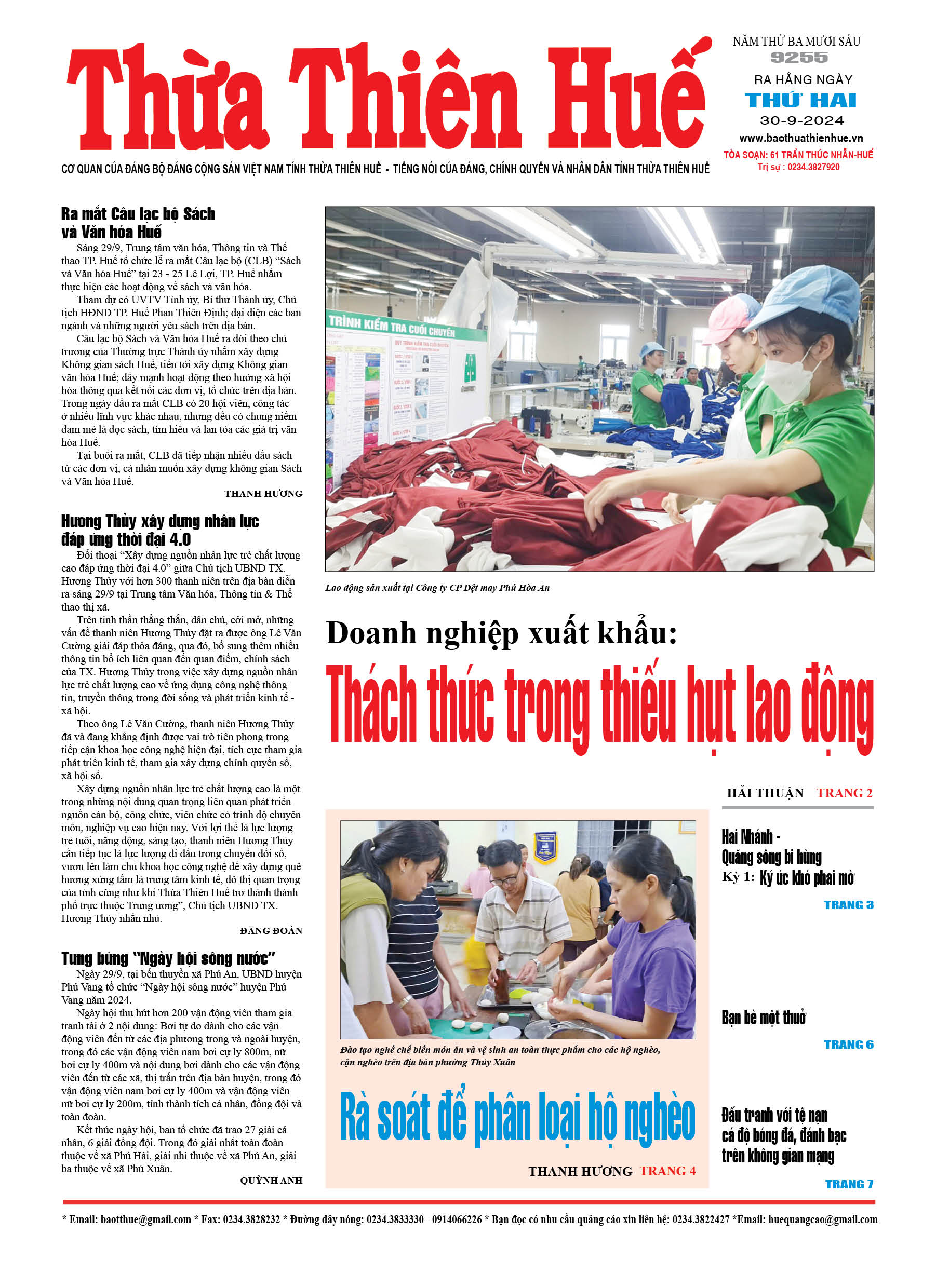 Thứ hai, 30/09/2024