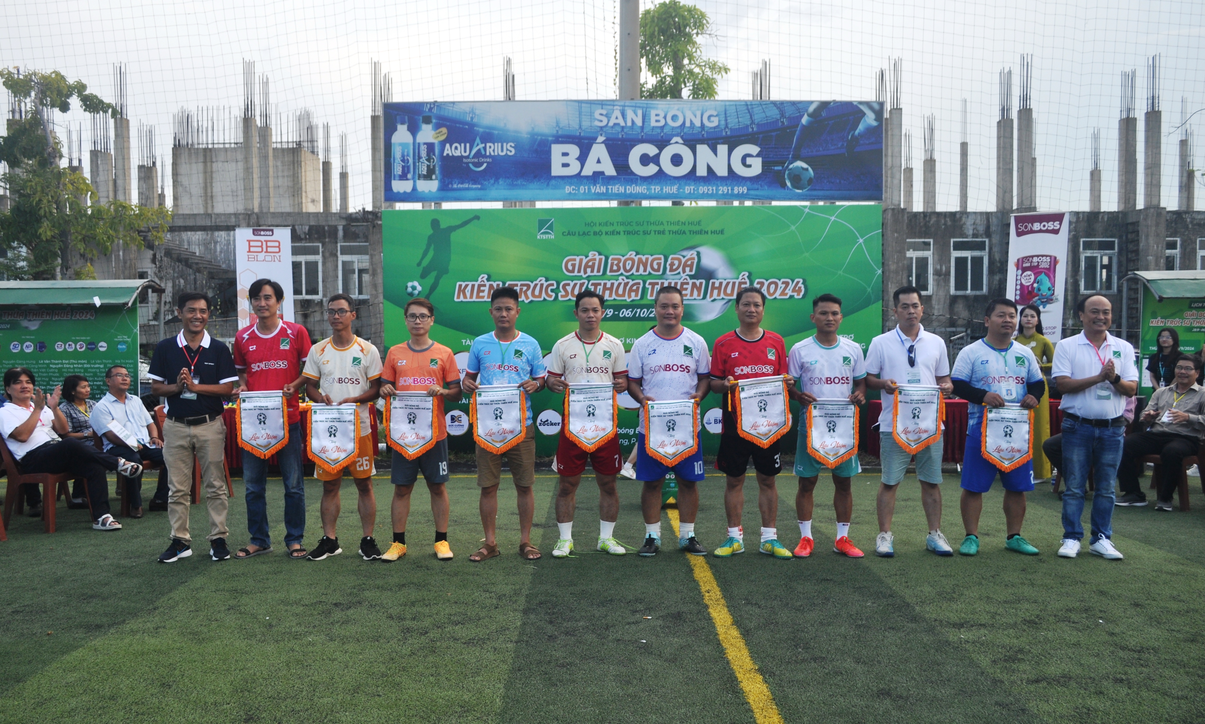 Khởi tranh Giải bóng đá Kiến trúc sư Thừa Thiên Huế 2024