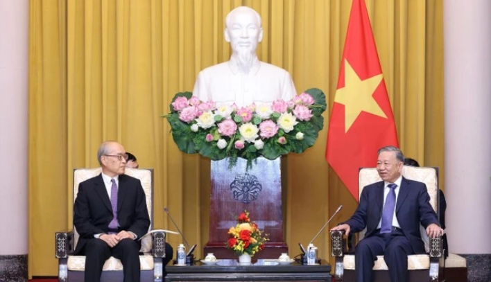 Tổng Bí thư, Chủ tịch nước Tô Lâm tiếp Chánh án Tòa án Nhân dân Tối cao Trung Quốc