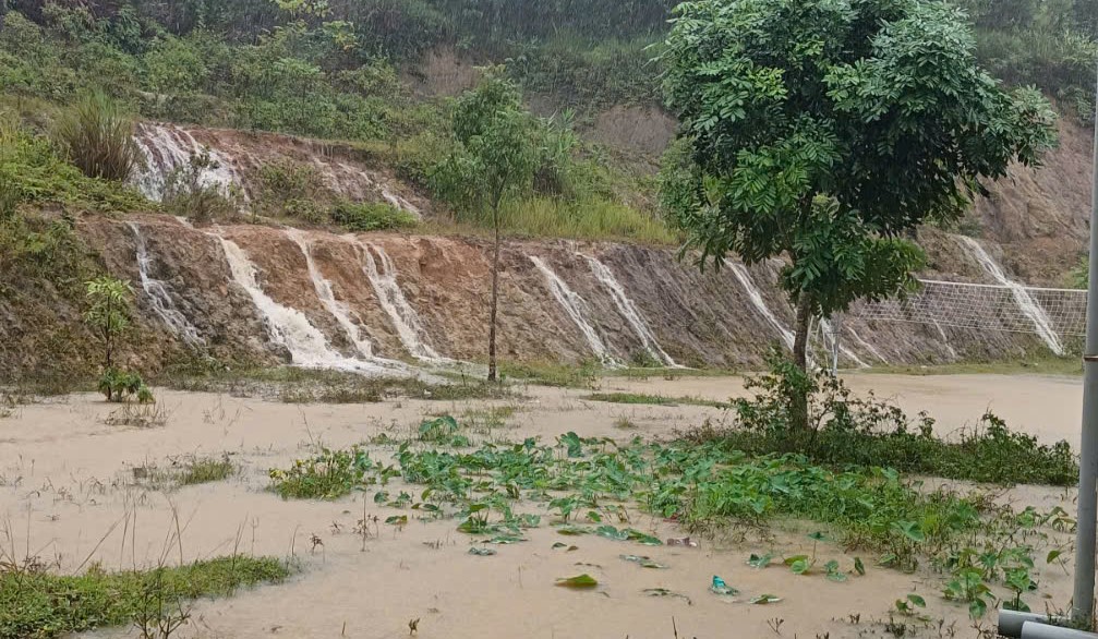 Lũ trên các sông đang lên nhanh