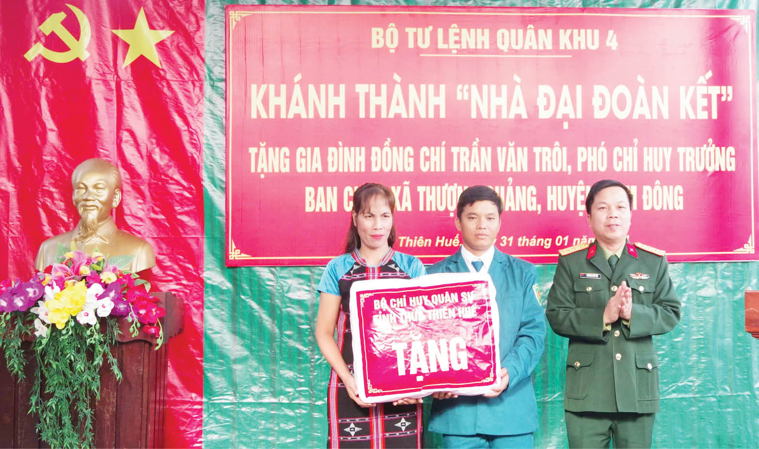 Ấm áp trong những ngôi nhà Đại đoàn kết