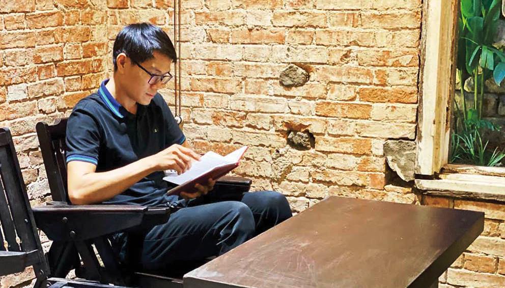 Ấn tượng với tường gạch mộc