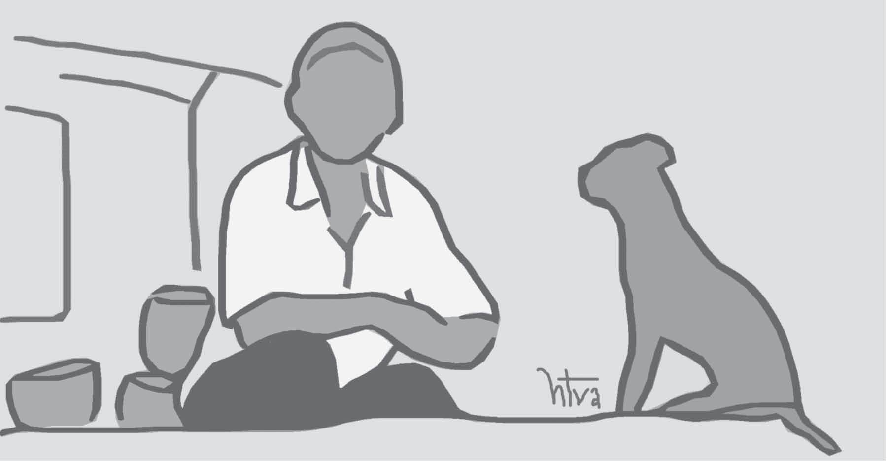 Hoàng hôn chợ làng