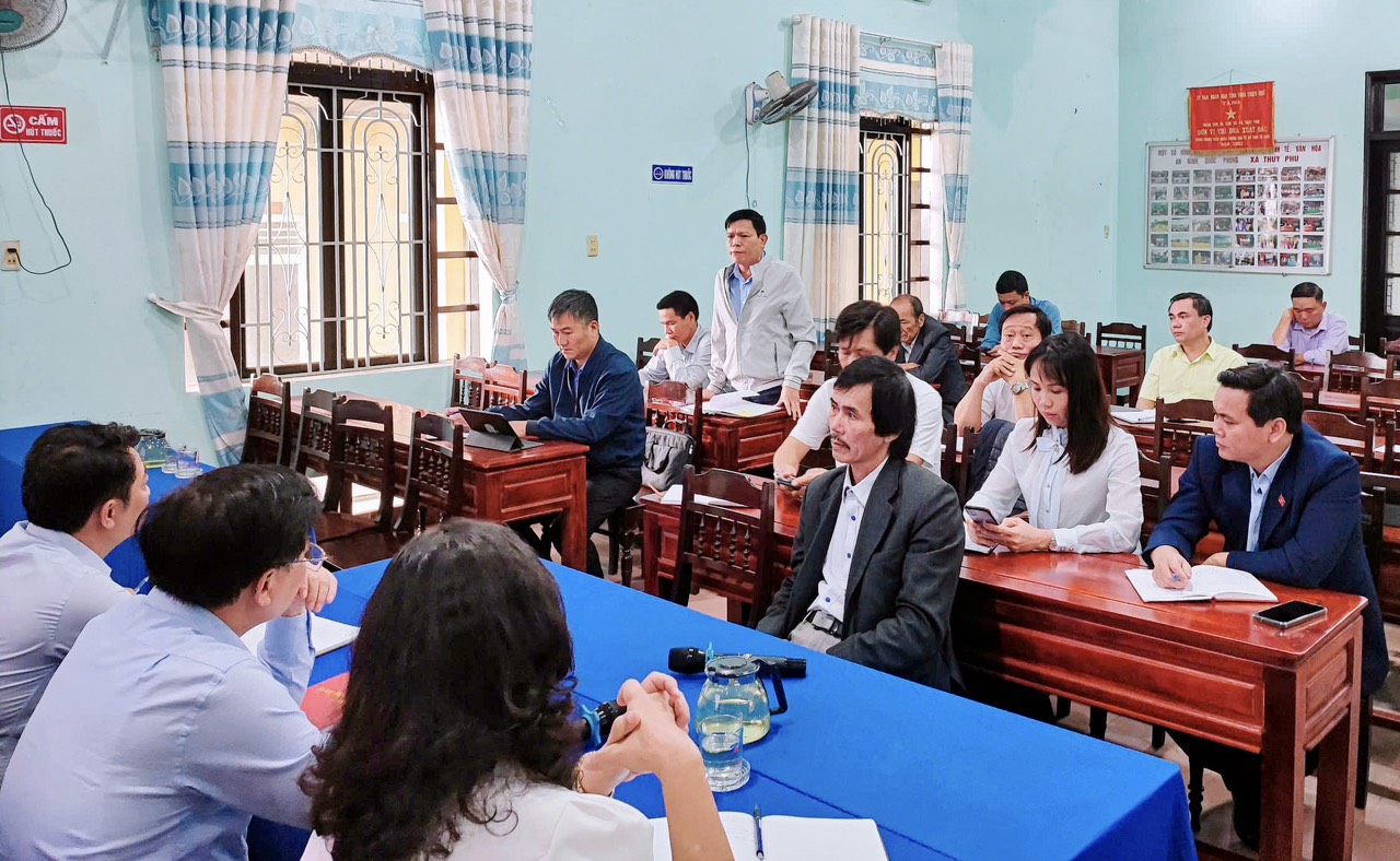 Hương Thủy Người dân kiến nghị về cấp giấy chứng nhận quyền sử dụng đất