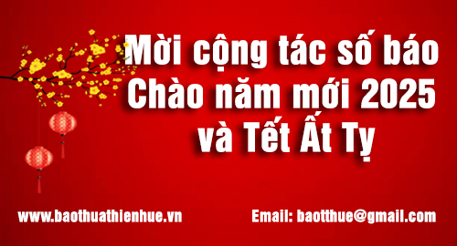 Mời cộng tác số báo Chào năm mới 2025 và Tết Ất Tỵ