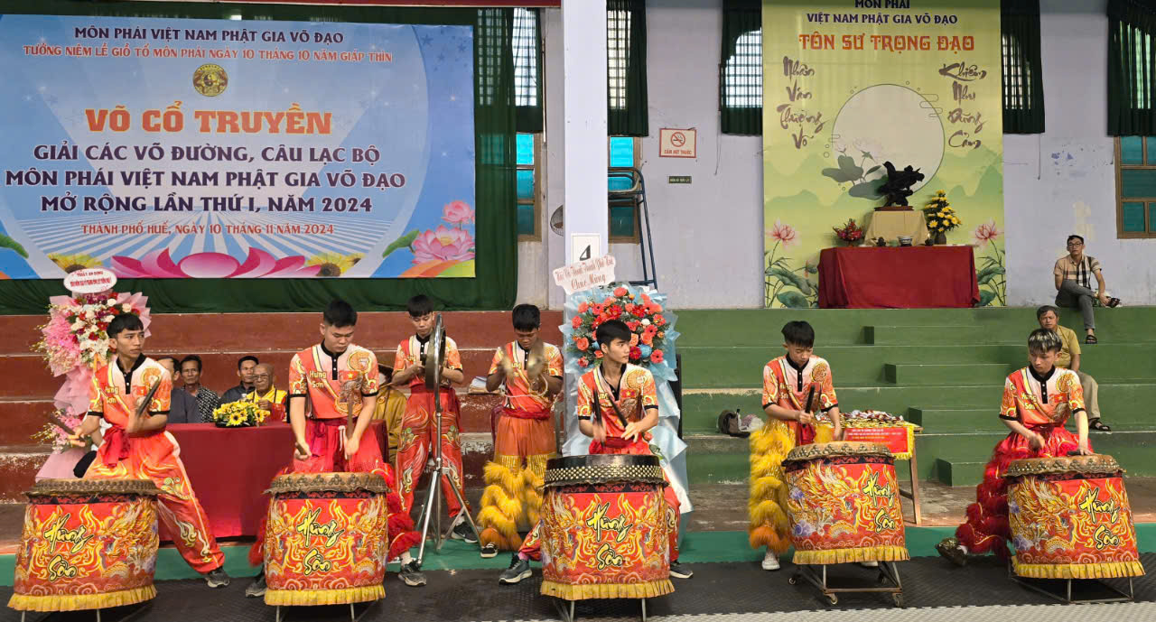 Khai mạc Giải các Võ đường và câu lạc bộ võ cổ truyền mở rộng lần thứ I