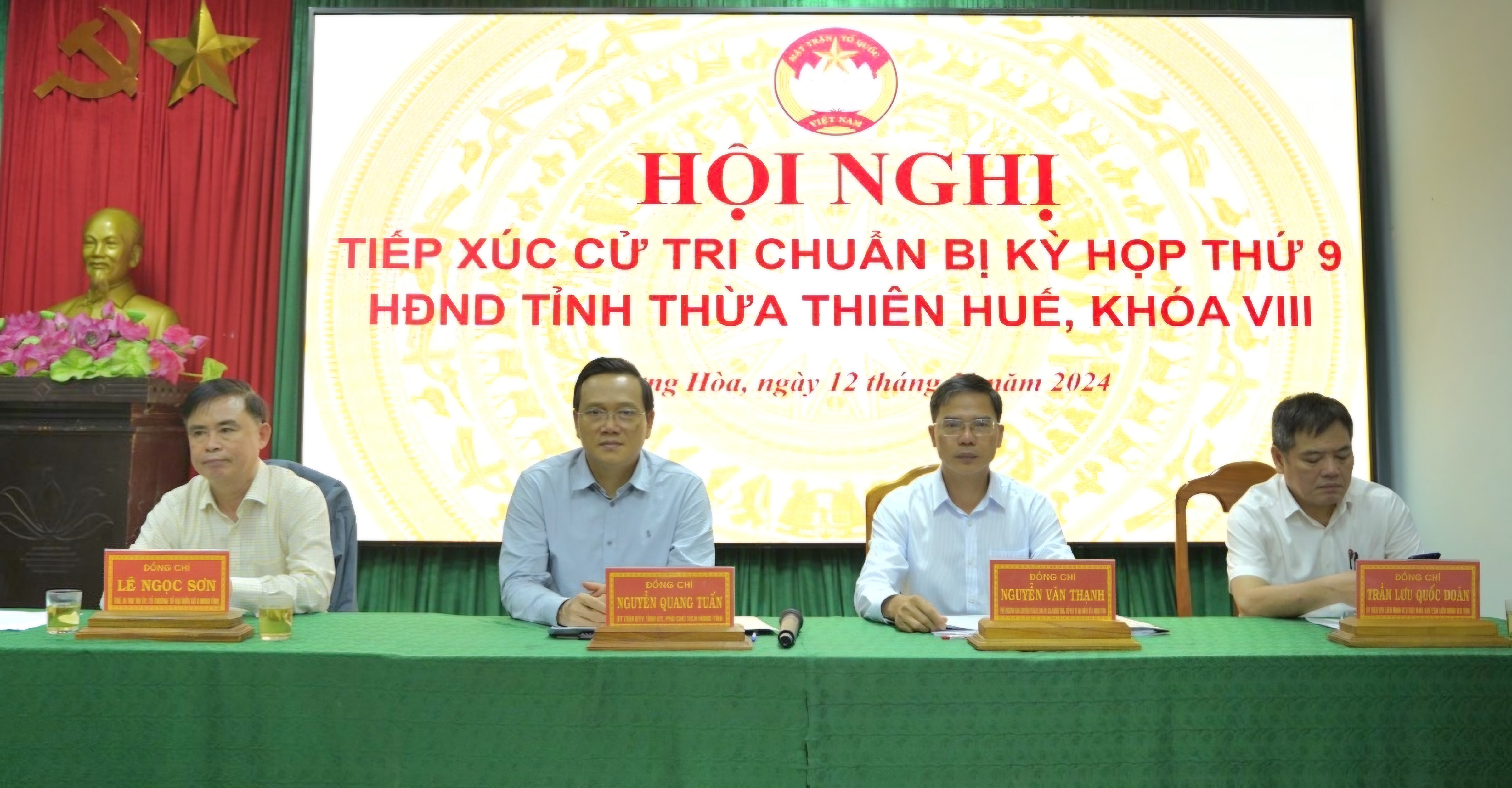 Cử tri Hương Thuỷ kiến nghị các nội dung liên quan đến dân sinh