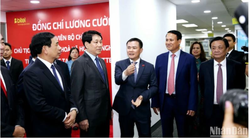 Chủ tịch nước Lương Cường Niềm tin của người dân Peru vào Bitel chính là niềm tin với Việt Nam