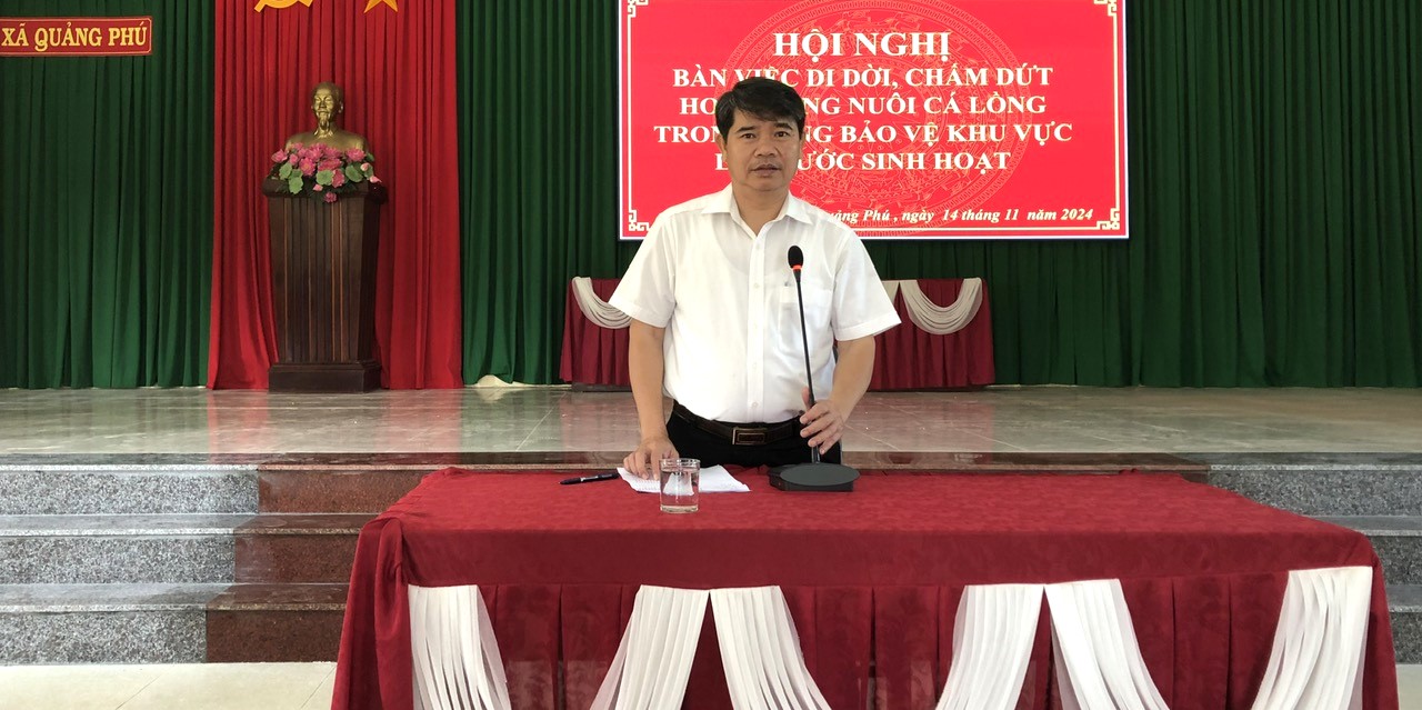 Chấm dứt hoạt động nuôi cá lồng trong khu vực lấy nước sinh hoạt trên sông Bồ