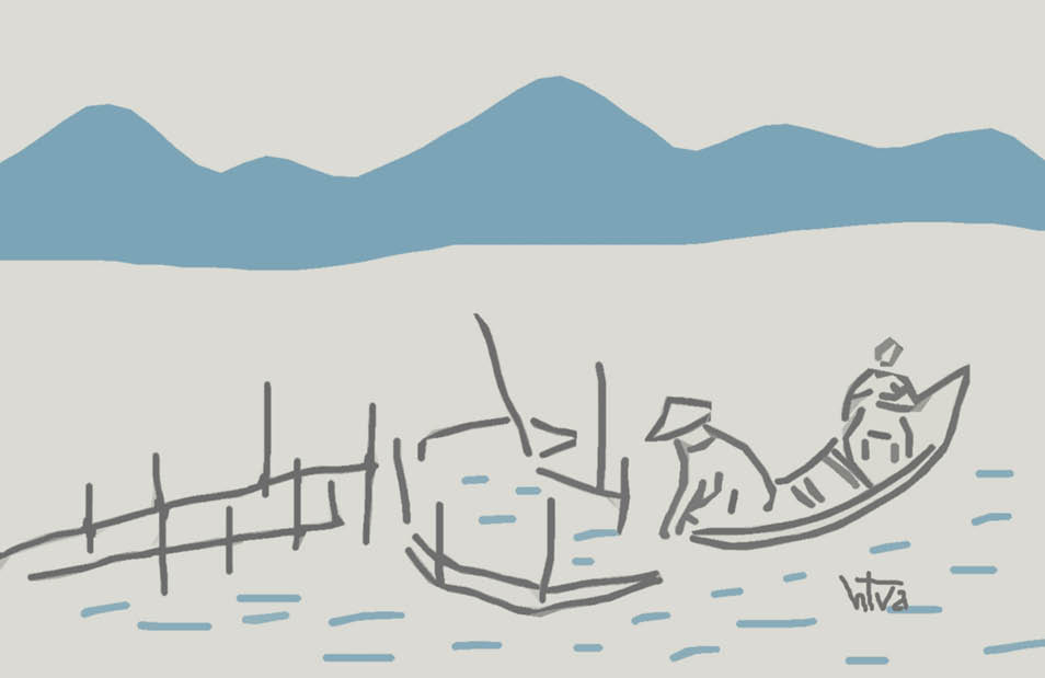 Mùa nước ngập đồng