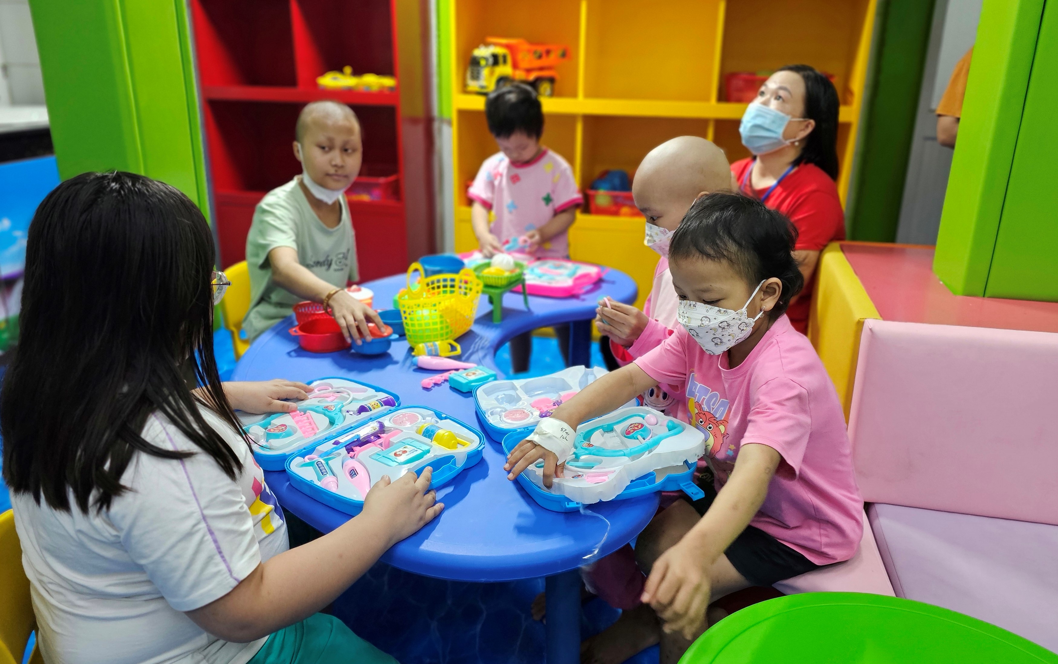 Không gian giải trí cho bệnh nhi ung thư