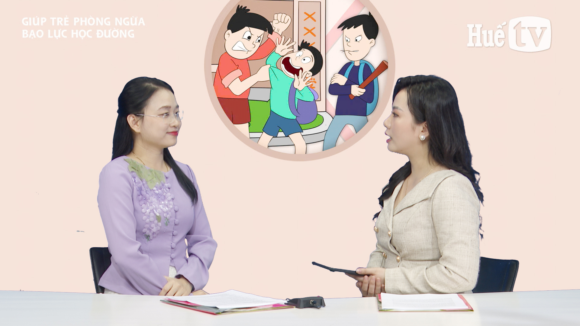 Khách mời Huế TV Giúp trẻ phòng ngừa bạo lực học đường