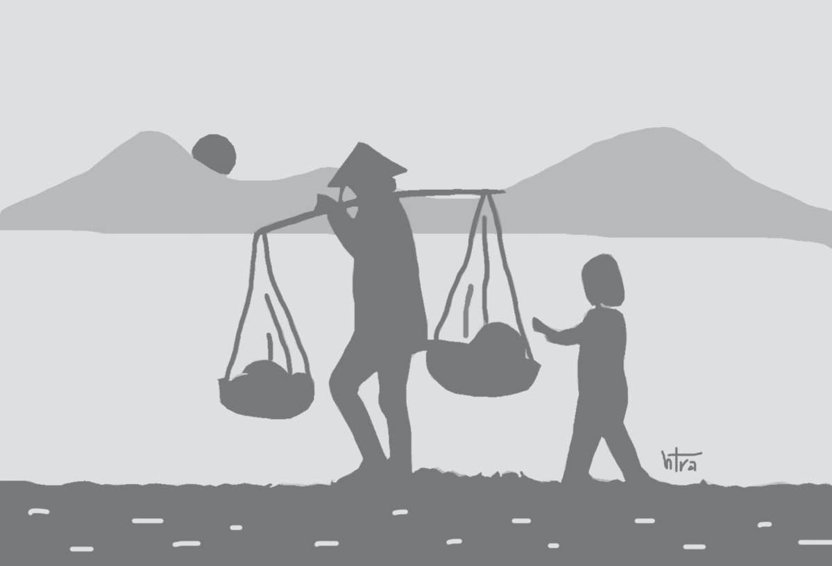 Thăm rẫy ngày mưa