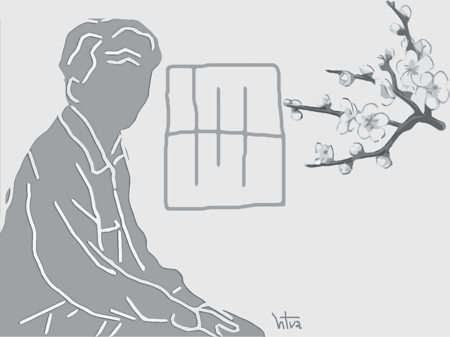 Hàng mai trước hiên nhà