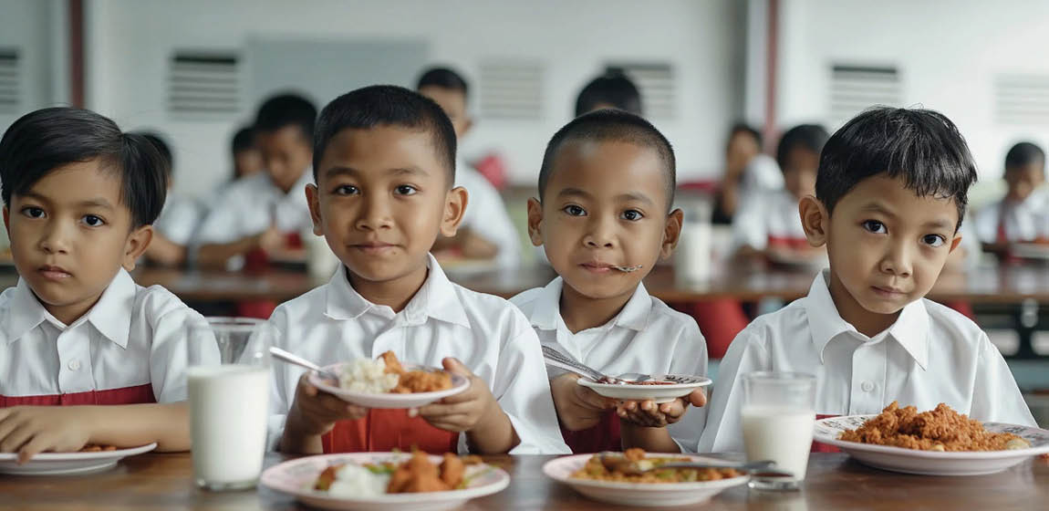 Indonesia triển khai chương trình bữa ăn miễn phí để đối phó tình trạng suy dinh dưỡng