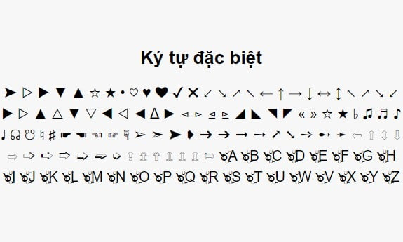 Cách sử dụng kí tự đặc biệt để làm đẹp chữ kí số
