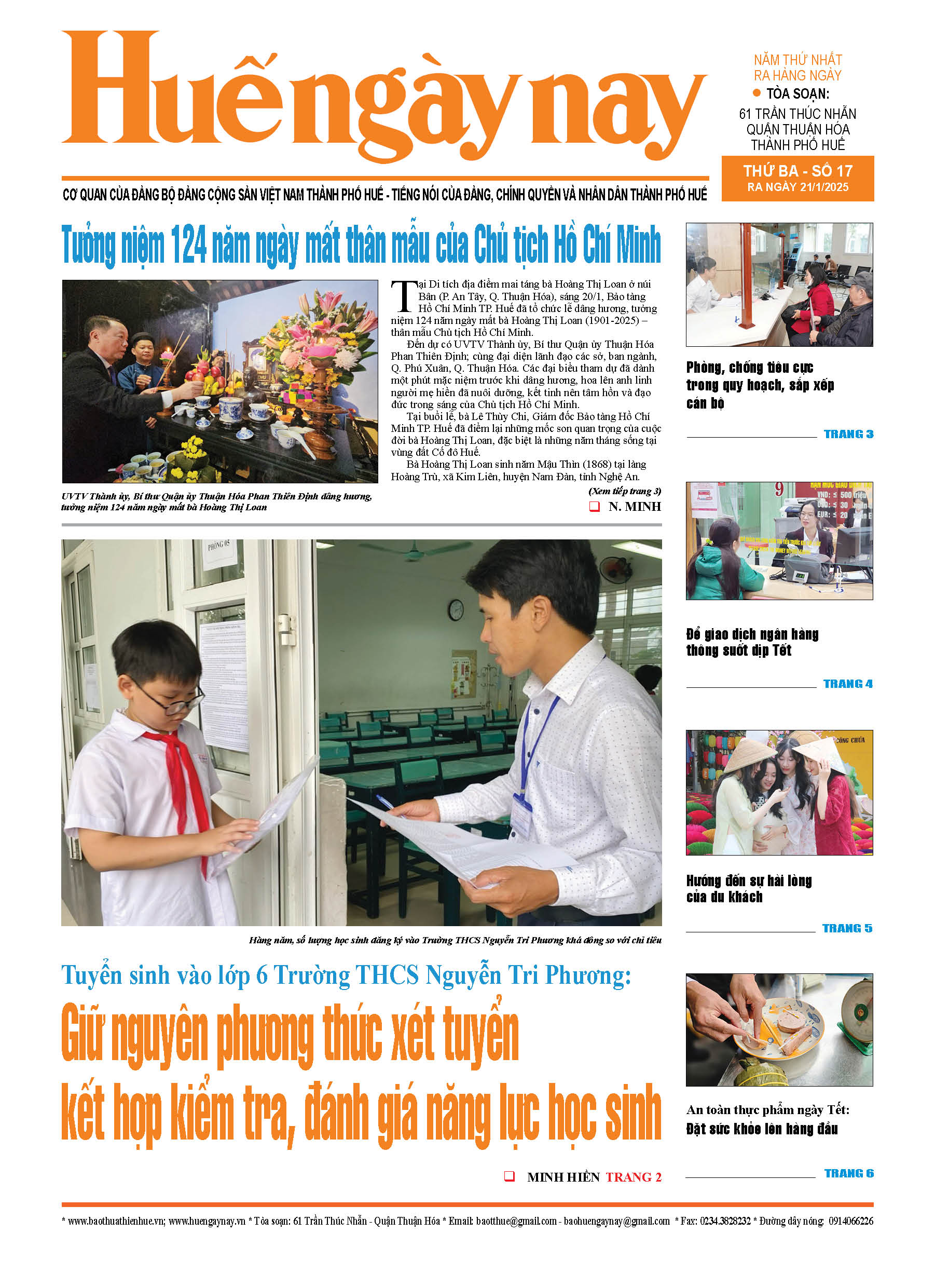 Thứ ba, 21/01/2025